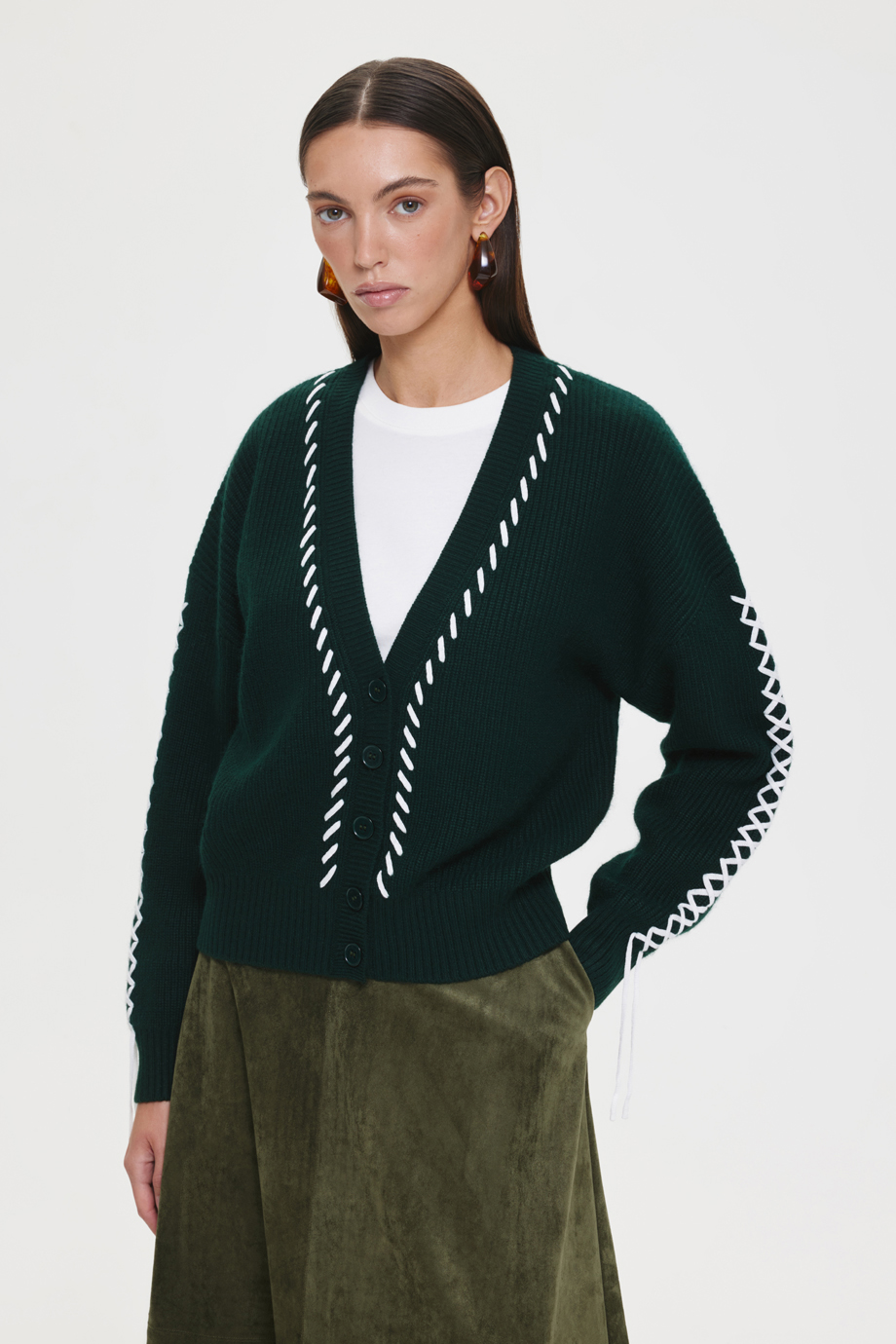 Вязаный кардиган