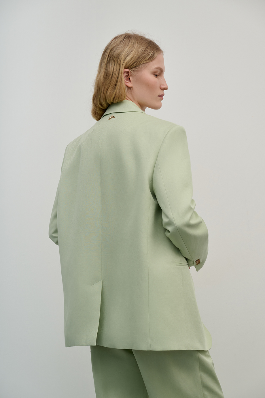 Жакет из смесового льна