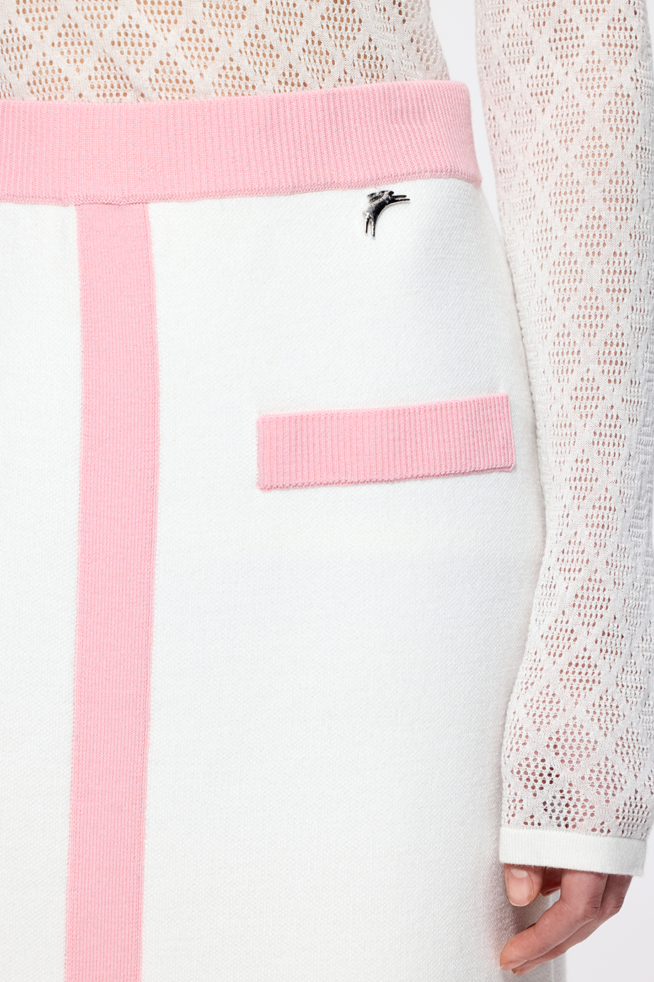 Юбка вязаная