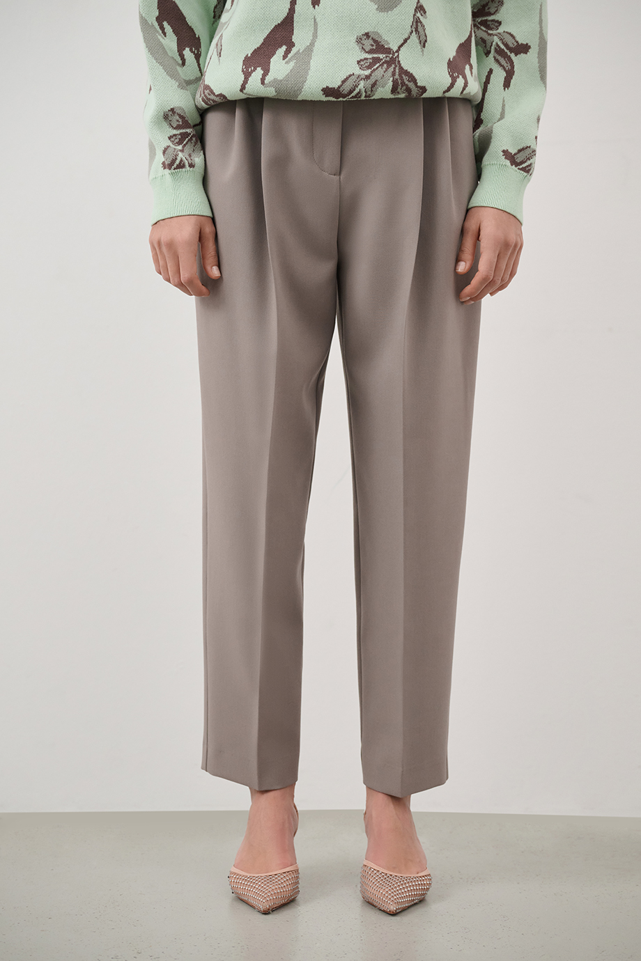 Брюки укороченные