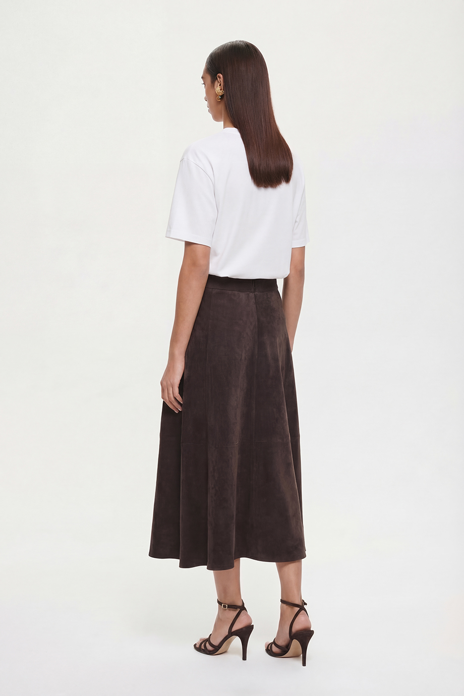 Юбка из экозамши