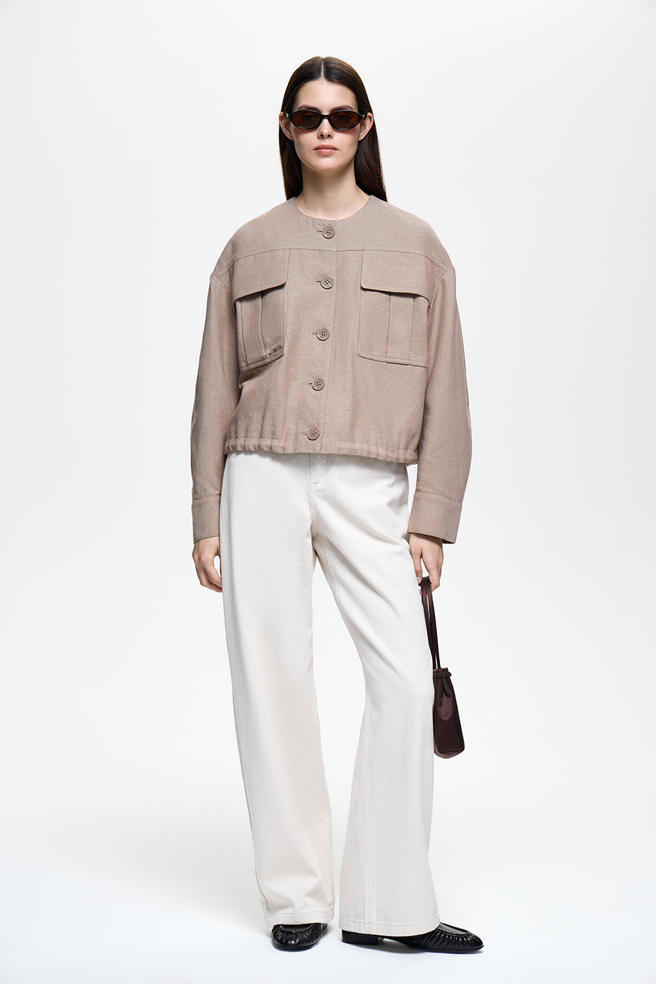 Жакет-бомбер с люрексом