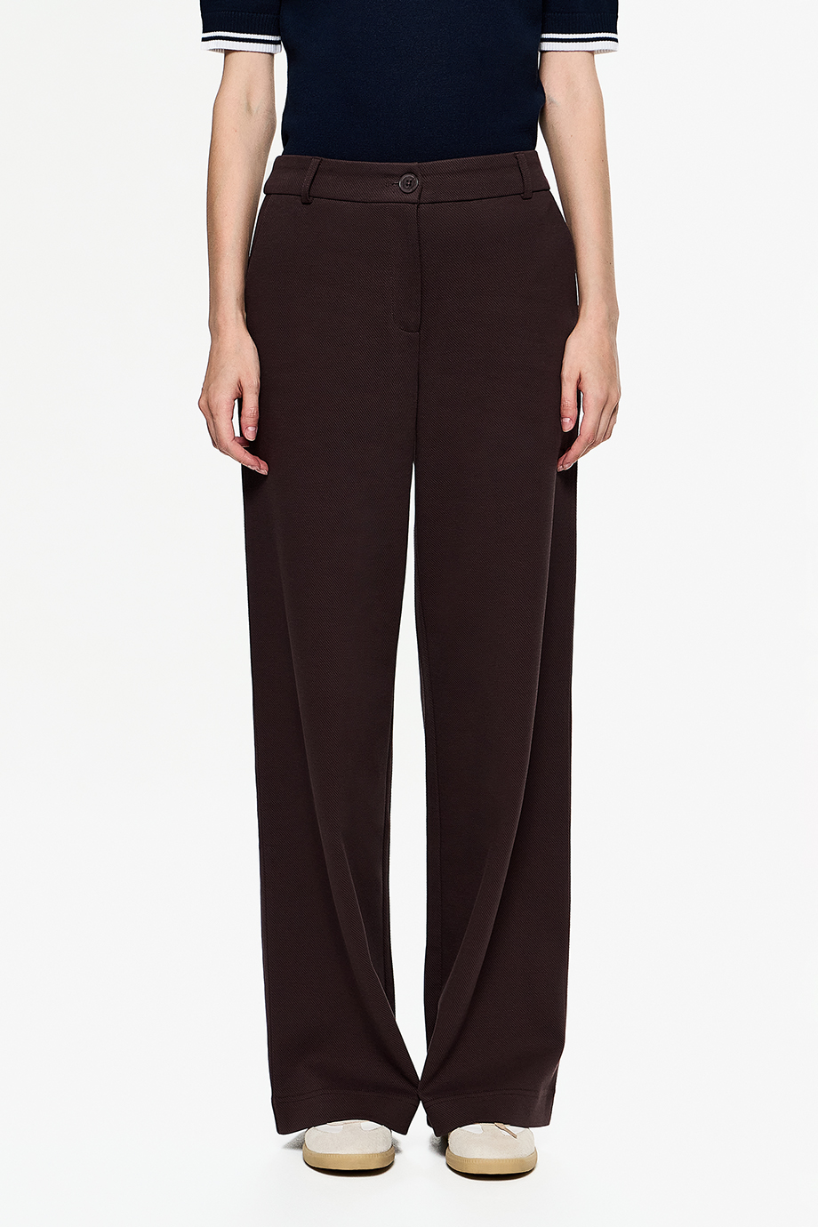 Брюки трикотажные прямые