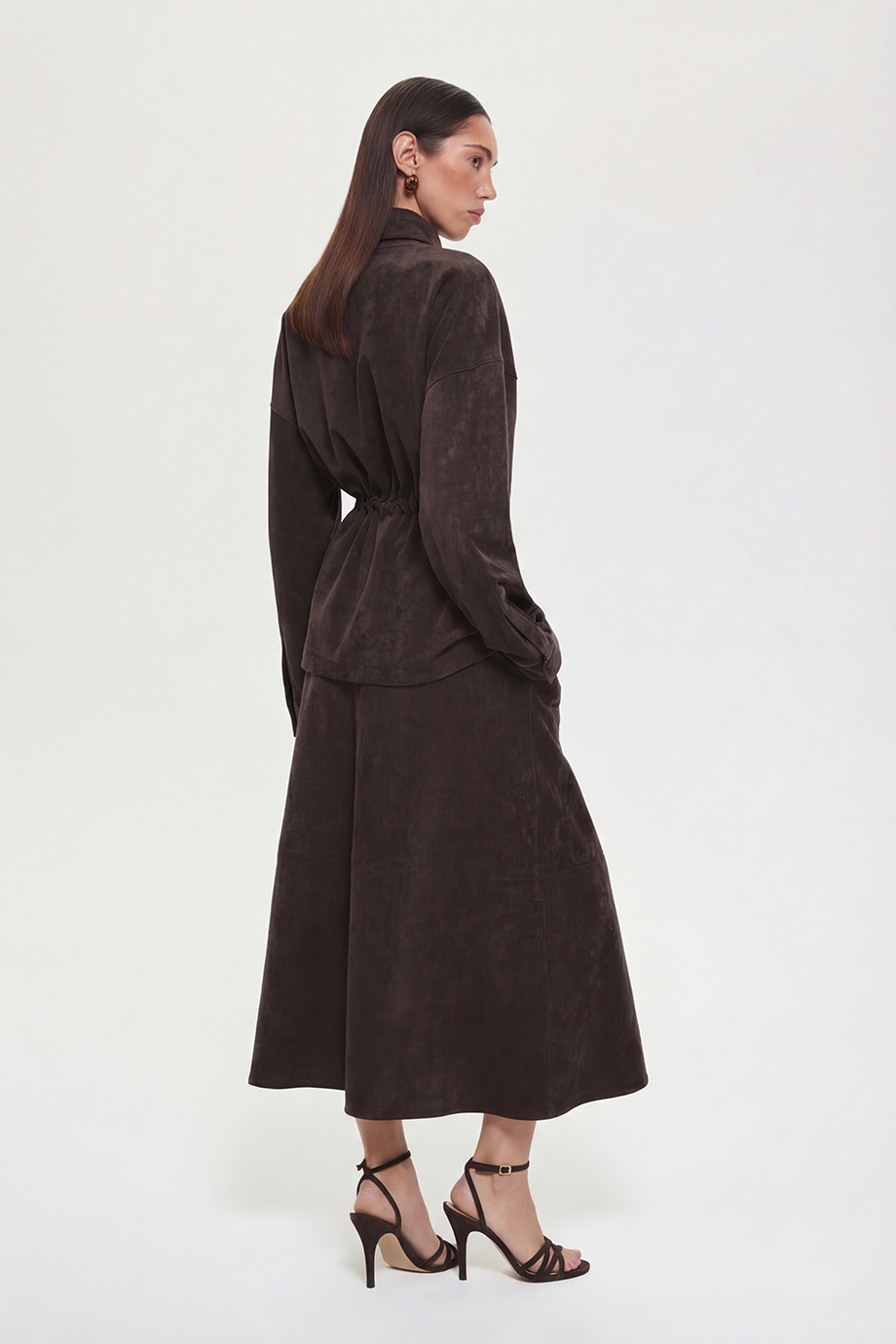 Рубашка из экозамши