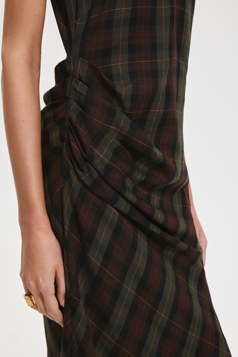 Сарафан в клетку