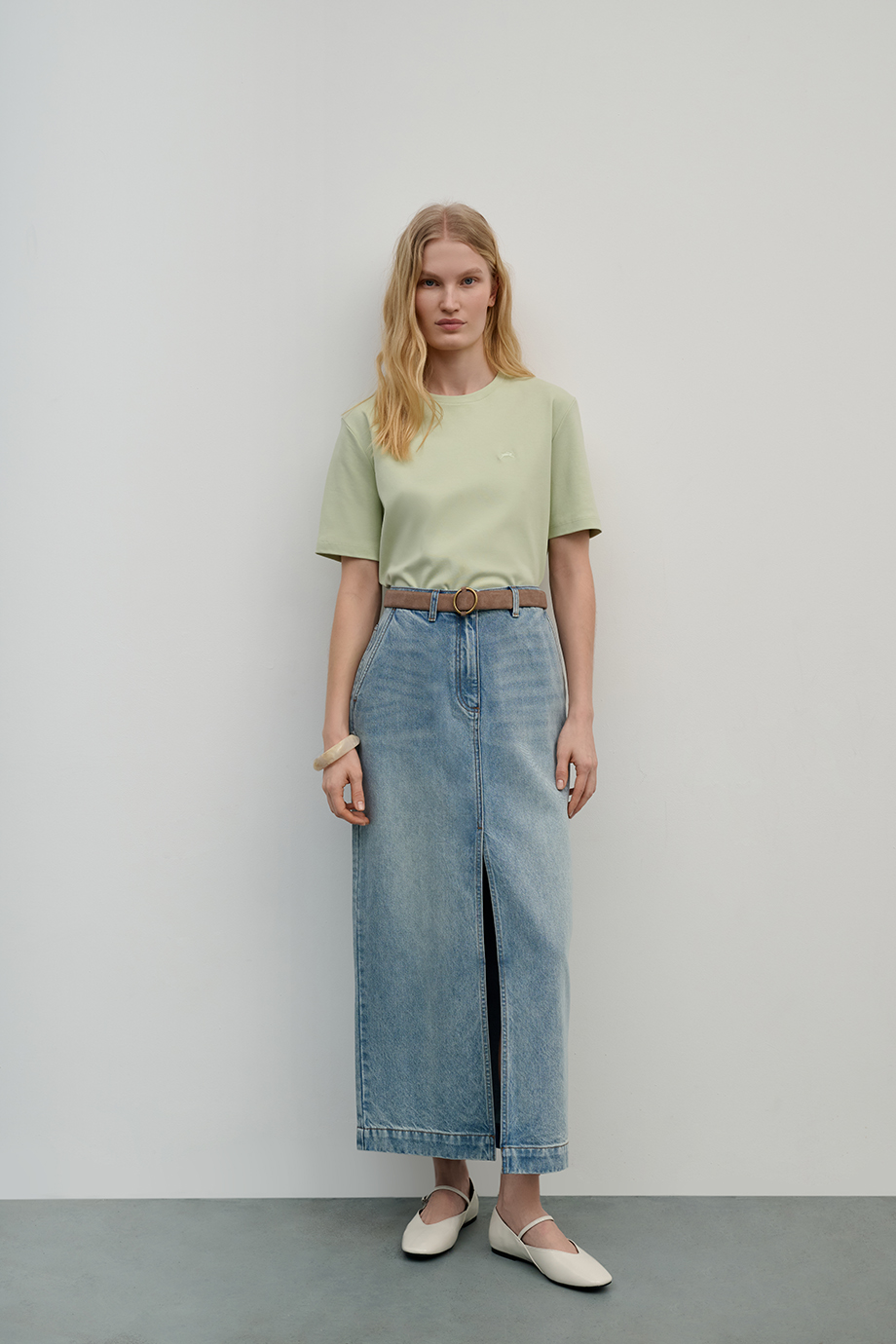 Юбка-карандаш джинсовая