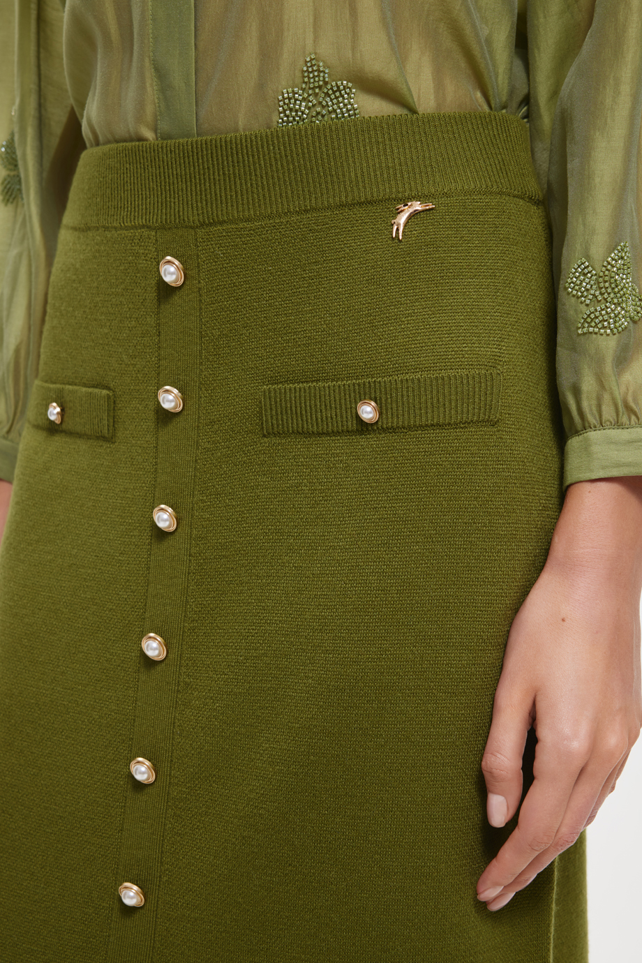 Шерстяная юбка