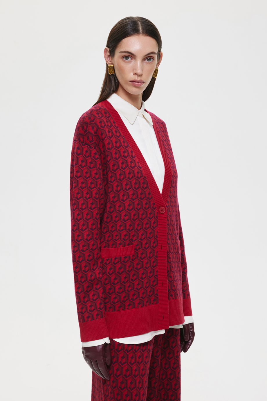 Кардиган с лого-паттерном Кардиган с лого-паттерном
